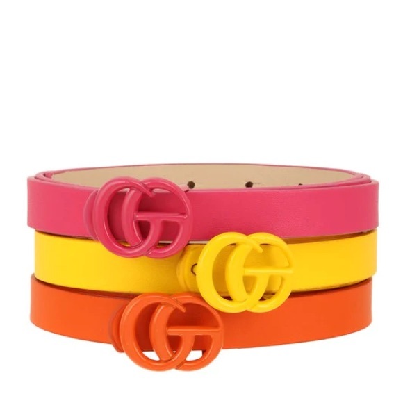 Imani Amaris Accessories - •Good Girl• Vegan Leather Belt (Juicy Fruit)